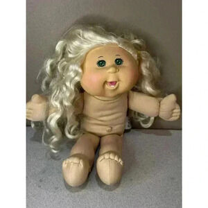Xavier Roberts CPK Cabbage Patch Kids Doll 1978-2014 Blonde Hair Green‎ Eyes